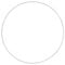 RAYHER HOBBY Rayher 2505400 Metallring, weiß beschichtet, 30 cm ø, Stärke ca. 3,5 mm, Drahtring zum Basteln, für Wickeltechnik, Traumfänger Ring, Makramee Ring, Floristik