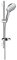 hansgrohe Raindance Select S 150 Duschset 0,65m, 3 Strahlarten mit Seifenablage, Chrom