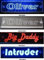 Schmalz Werbeservice Trucker Truck Namensschild Größe 30x10cm - Acryl LED beleuchtet 12V 24V mit feiner Lasergravur