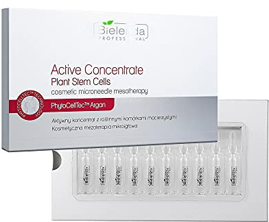 BIELENDA PROFESSIONAL Active Concentrate Plant Stem Cells 10 x 3ml Drop for Unisex Adults with Unscented Scent, Targeting Hair Regrowth on All Hair Types
