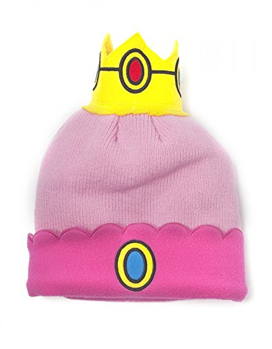 Princess Peach Krone - Beanie | Mütze | Original kompatibel mit Nintendo | Cosplay