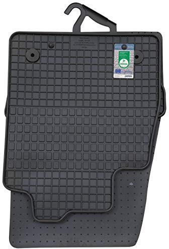 Petex 38610 Fußmatten Set Gummimatten Vorne und Hinten Matten schwarz Kompatibel mit FORD Fiesta Mk7 Schrägheck Puma SUV