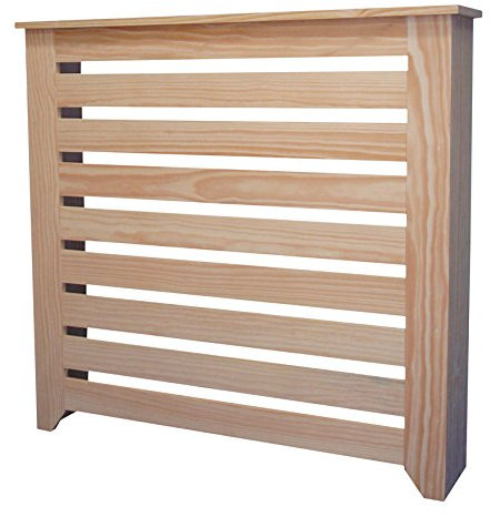 Greca covers Radiator Wood. In Ecru to Decorate. Solid pine