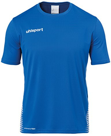 Uhlsport Herren Herren T-Shirt Score Training T-Shirt, azurblau/weiß, XXL, 100214703