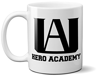 SMARTYPANTS UA Hero Academy - Taza de café inspirada en el anime Boku No Hero Academia/My Hero Academia de 10/11 onzas - Prime