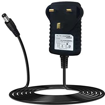 myVolts 12V power supply adaptor compatible with Sony BDP-S3700 Blu-Ray player - UK plug