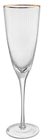 BUTLERS Sektglas 250 ml Kristallglas - GOLDEN TWENTIES -