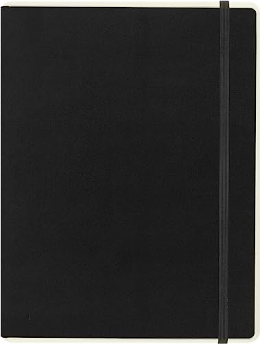 Moleskine - Smart Notebook Paper Tablet - Hardcover - Blanko Papier Digitales Notizbuch - Notizbuch Kompatibel mit Moleskine Pen+, Größe Extra Groß 19 x 25 cm, Farbe Schwarz, 176 Seiten