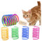 Andiker interaktives Spirale Katzenspielzeug, Buntes kreatives Spielzeug Langlebiges weiches Katzen Aktivierung Spielzeug zum Schlagen, Beißen und Jagen von Kätzchenspielzeug (20pcs)