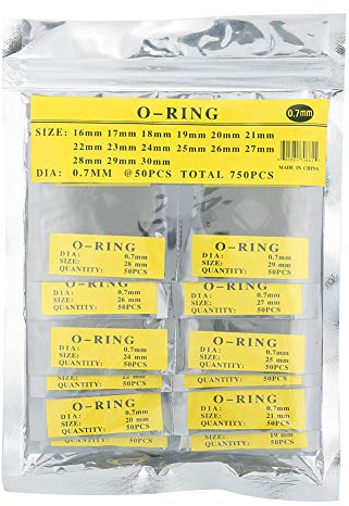 Pangdingk Uhrenring, Schwarz, Gummi, 1 Stück, O-RINGS, Wasserdichte Uhrendichtungen, Runder Uhrenring, Dichtungssortiment für Uhrmacher-Uhrenrückseiten