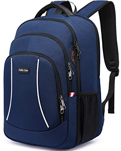 Laptop Backpack Mens Womens Lightweight Backpack Travel Backpack with Large Space Water Resistant Business Backpack 17.3 Inch Laptop Bag for Dailyuse, Work, and Travel, Blue