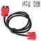 CUTULAMO Câble OBD2, Assurance qualité de Fabrication Professionnelle Câble OBD2 26 Broches avec Professionnel conçu pour la détection de Panne de véhicule