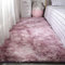 YIFANDU Carpet 140x200cm 100% Polyester Anti-Rutsch Flauschig Schaffell Teppich Einfach zu Säubern für Wohnzimmer, Schlafzimmmer, Esszimmer, Deko Usw, Pink Lila