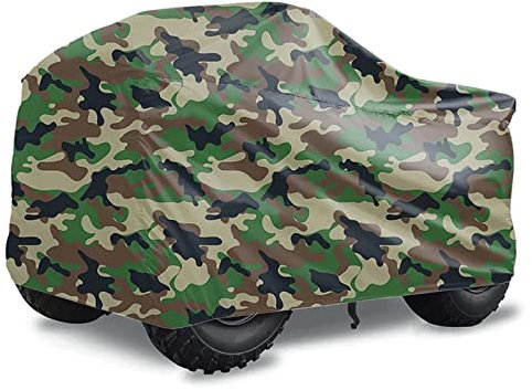 Carkio Housse de Rangement extérieure pour Quad ATV - Imperméable - 210D - Résistante aux UV - Résistante au Vent et à la poussière - Résistante au Vent - Oxford 210D - XXL