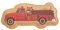 Artyfetes 8 ASSIETTES CARTON POMPIER CAMION 13X28.4CM ROUGE
