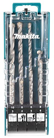 Makita E-15861 TCT 8 Piece Drill Bit Set