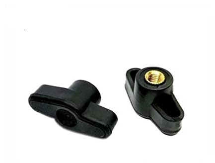 JOELEW Vis Papillon 10 Pièces/lot M4 M5 M6 M8 T Type Prune Bakélite Serrer à La Main écrous Noir Pouce écrous Bouton De Serrage écrou Manuel Ecrou Papillon