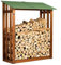 Acquista in Fabbrica Portalegna Legnaia in Legno da giardino esterno ripostiglio MADE IN ITALY Mod. L122 Mis. L122 x P70 x 180H