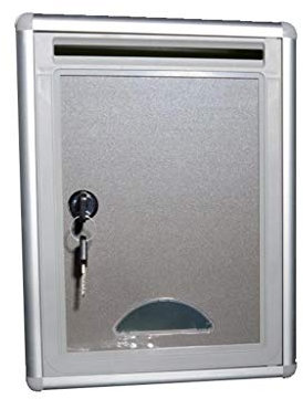 Post Box Lockable Stainless Steel Mailbox English-Style Wall-Mount Home Apartment Security Letterboxes With 2 Keys for outside wall wedding