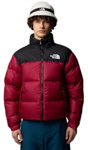The North Face NF0A3C8D5BO1 Men’s 1996 Retro Nuptse Jacket Giacca Uomo BEETROOT/TNF BLACK Taglia XXL