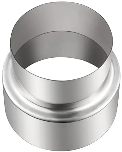 Tuyau à réduction de fumé pour cheminée, en acier inoxydable, de 80 mm à 60 mm