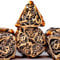 Set di dadi in metallo D&D, poliedro cavo DND 7 pezzi Dungeons and Dragons dadi in metallo stile teschio, adatti per giochi di ruolo come Pathfinder RPG Shadow Run DND set di dadi
