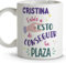 LolaPix Regalos opositores. Tazas personalizadas con nombre. Tazas originales para regalar. Regalos opositores. Oposiciones. Taza cerámica 330 ml.