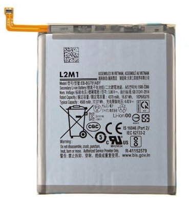 L2M1 Batteria EB-BG781ABY per Samsung Galaxy A52 5G SM-A526 SM-A526B SM-A526B/DS 4500mAh 17.37Wh 3.86V
