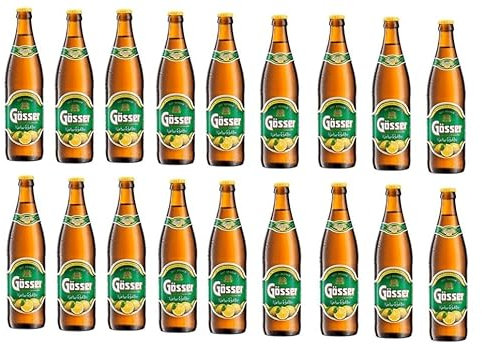 20 Flaschen Gösser Natur Radler a 0,5 L 2%Vol. ink. MEHRWEG Pfand + Space Riegel 45g von Onlineshop Bormann