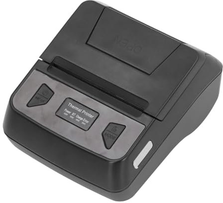 SEAFRONT Thermodrucker, USB, 80 Mm, Tragbarer Barcode-Drucker, Hochgeschwindigkeits-Druckmaschine für XP 7 8 10