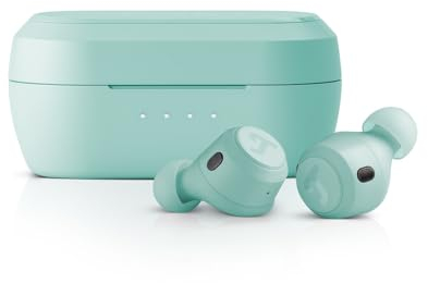 Teufel REAL Blue TWS 3 True-Wireless Earbuds In-Ear Kopfhörer Bluetooth mit Noise Cancelling ANC, 37 Std Akku, Wireless Charging, IPX4, Touch-Bedienung, 6 Mikrofone für perfekte Telefonate - grün