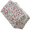NJCXOLA Blumen make up tasche, 1 pcs Gesteppte Kosmetiktasche mit Blumenmuster und großem Fassungsvermögen aus weichem Baumwollmaterial für Make-up-Pinsel und Beauty-Utensilien