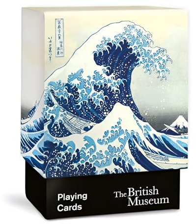 Museums & Galleries Artistic Playing Cards - Japanese Wave Design - Classic Deck of 52 Cards with Jokers - The Great Wave by Katsushika Hokusai