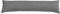 Brit Cotton Door Draft Excluder Hollow Fiber Filled-Draft Excluder for Doors Window-Draught Excluder Cushion with Plain Cover Guard-Door Stopper-Wind Air Blocker Energy Saver (Grey, Pack of 1)