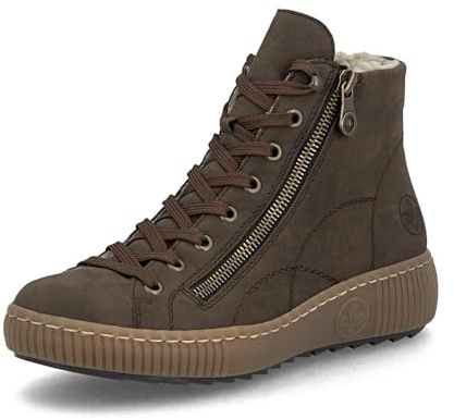 Rieker Damen Klassische Stiefeletten Z6610, Frauen Stiefeletten, lose Einlage,Kurzstiefel,uebergangsschuhe,uebergangsstiefel,braun (25),41 EU / 7.5 UK