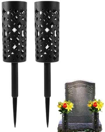 Grab Vase 2-teilige Grabschmuck mit Erdspieß