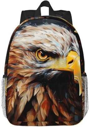 ZTPOWQA Eagle Print Comfort Backpack Travel College School Bag Laptop Compartment Outdoor Enthusiasts