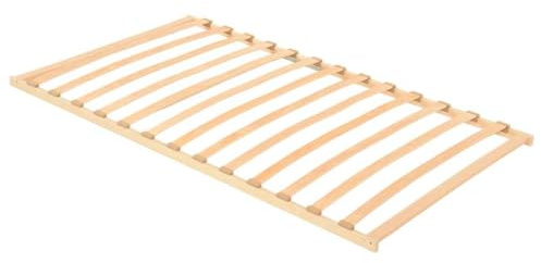 vidaXL Bett-Lattenrost Braun 100 x 190 cm Massivholz Buche
