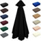 Generic Sombrilla de Repuesto Para Patio Exterior de Fundas de Repuesto Para Sombrilla, 4 m, 8 Varillas, Para Patio, Piscina, Color Negro, 8 Varillas, 400 cm (13,1 Pies)