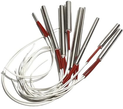 Élément chauffant à cartouche 220V, 6x80-300mm, caloduc électrique une extrémité, radiateurs cylindriques 304SUS, 5 pièces/lot(6x130mm 220V 250W)