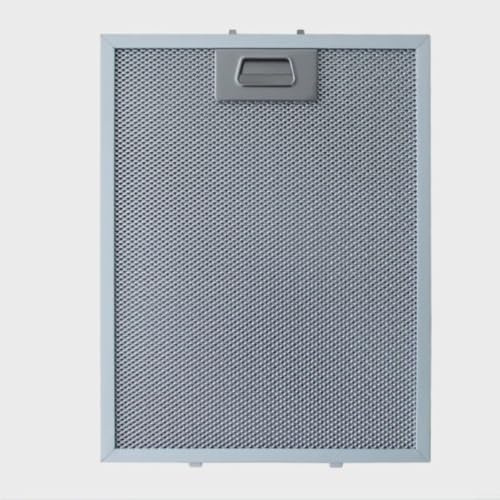 Aluminium Dunstabzugshauben Filter 340x257mm 5-Lagen Fettfilter Metall Gitter Ersatzteil für Küche Abluftsysteme Silber