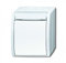 Busch-Jaeger 2601/6 WN-54 Wippschalter Aus- und Wechselschaltung (Thermoplast) Alpinweiß ocean® (IP 44) 2CKA001085A1624