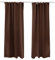 Victoria M. Aurora Verdunkelungsvorhang Blickdicht Thermovorhang mit Kräuselband, für Gardinenstangen und -schienen 140 x 245cm, Braun, 2er Pack