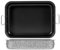 Home Salt Peper Bandeja para Asar con Revestimiento Antiadherente, 35 x 25 cm, Metal, Negro, 25 cm