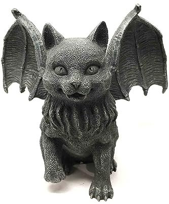 Pacific Trading Cat Gargoyle Candle Holder Home Decor Statue Made of Polyresin