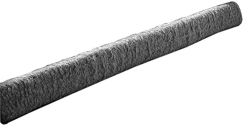 K. & N. Schurwolle 551 Schurwoll-Zugluftstopper für Fenster 120 cm, Anthrazit
