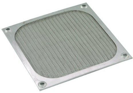 Lüfterfilter 120mm Farbe silber