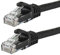Monoprice 100-Feet FLEXboot Series 24AWG Cat6 550MHz UTP Ethernet Bare Copper Network Cable, Black (109828)