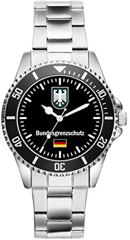 KIESENBERG Uhr - Bundesgrenzschutz Polizei Geschenk Artikel Idee Fan 1055
