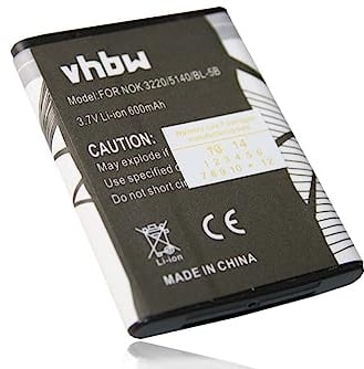 vhbw Akku kompatibel mit Technaxx Musicman BT-X1, MA Soundstation Handy Smartphone Telefon (600mAh, 3,7V, Li-Ion)